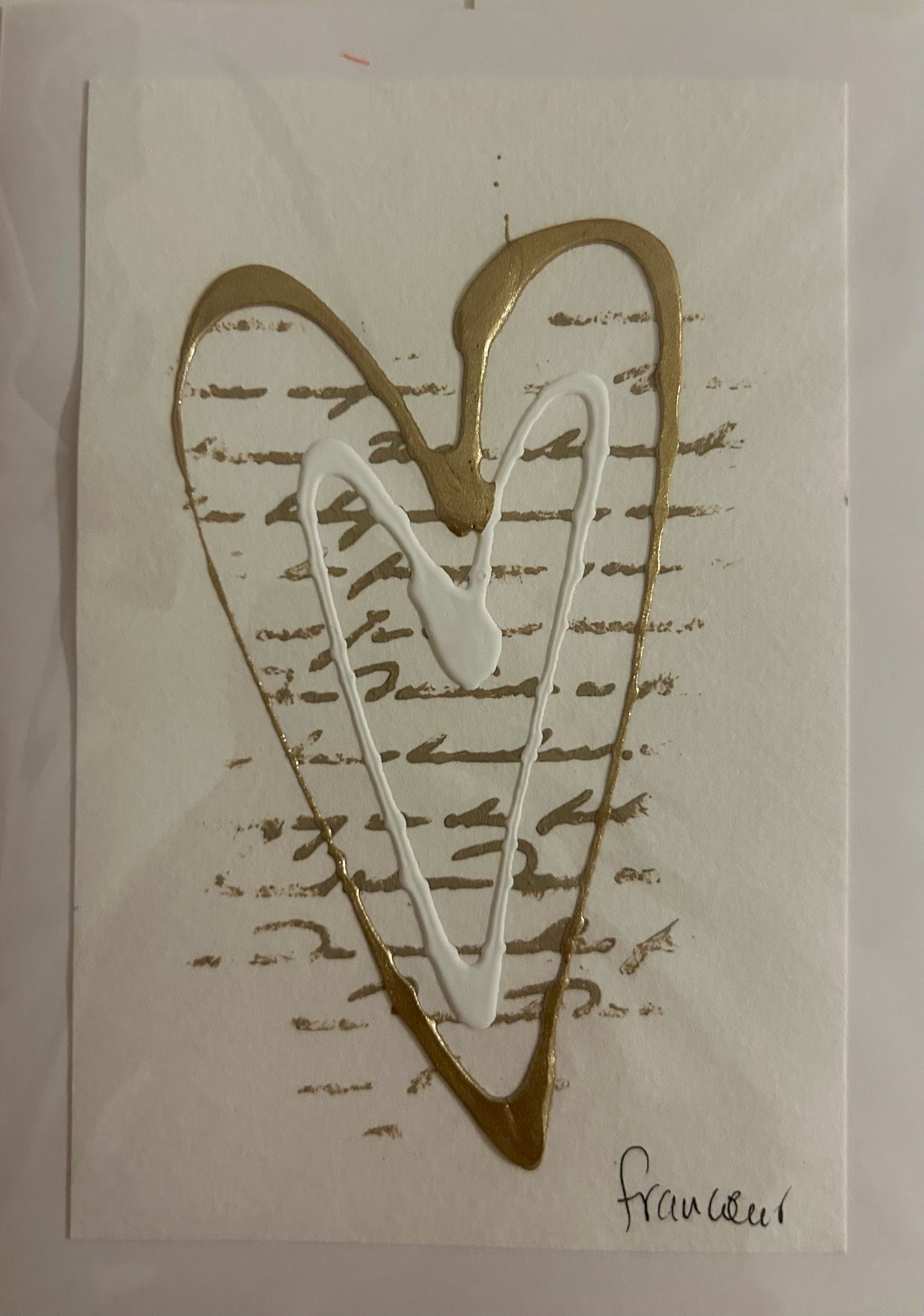 Cartes de vœux cœurs et lettres d’amour