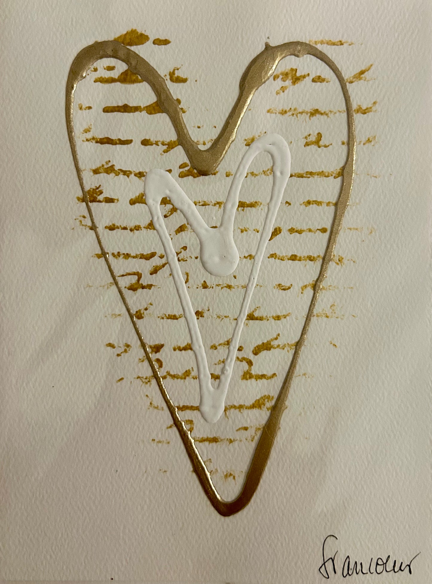 Cartes de vœux cœurs et lettres d’amour