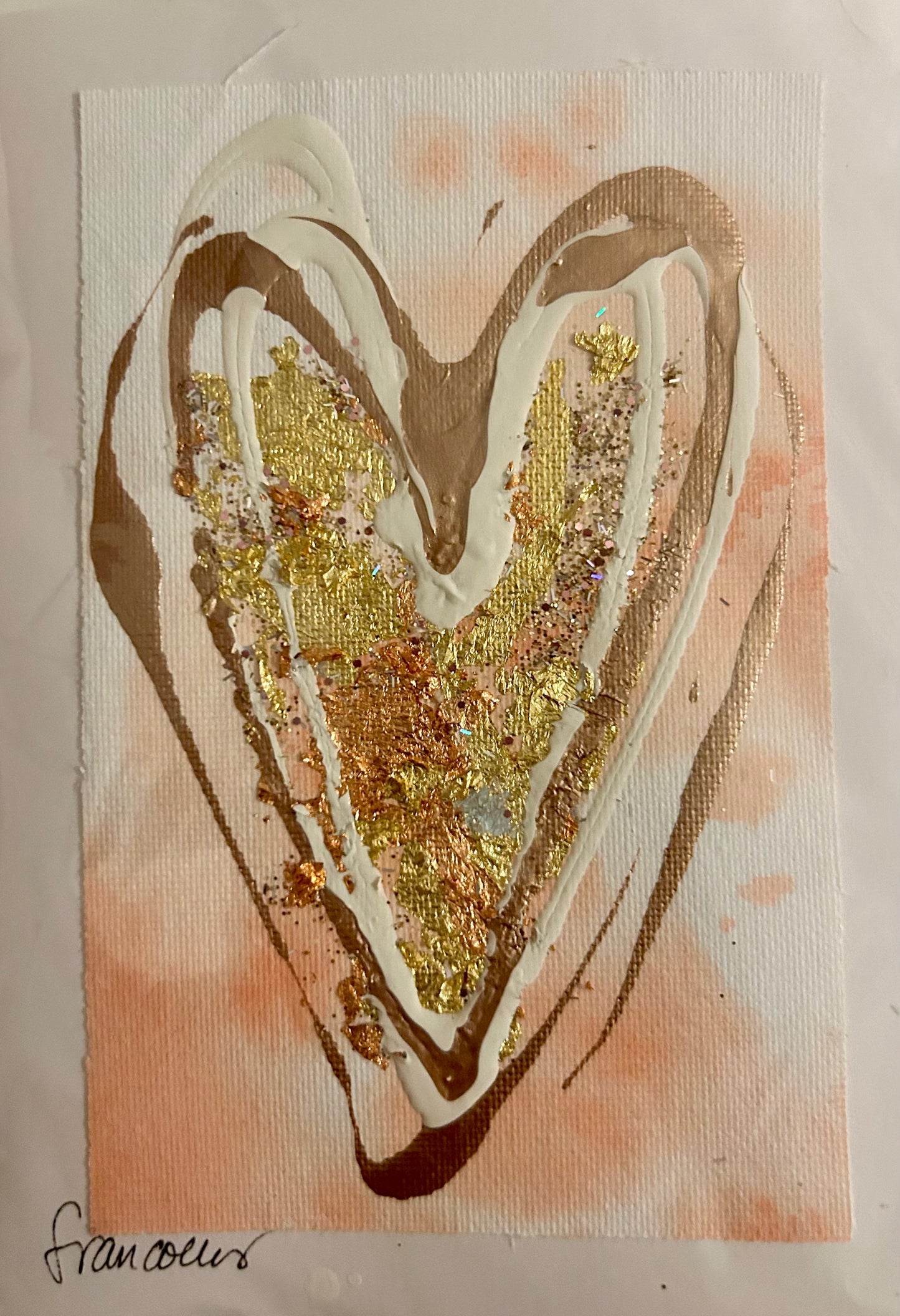 Cartes de vœux rose doux