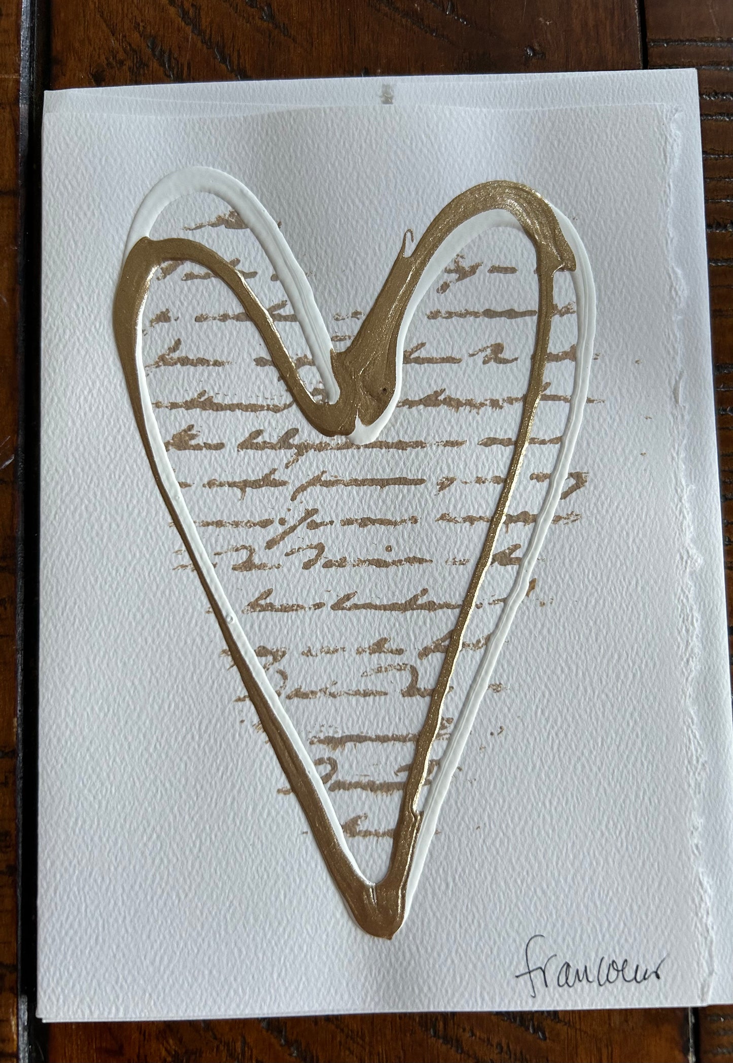 Cartes de vœux cœurs et lettres d’amour