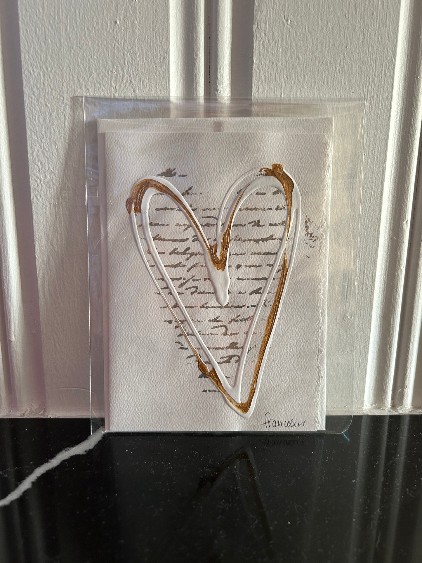 Cartes de vœux cœurs et lettres d’amour