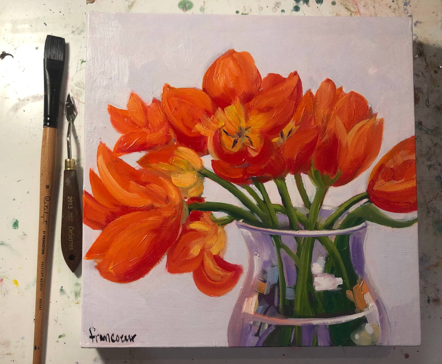 🔴 Tulipes orangées #2