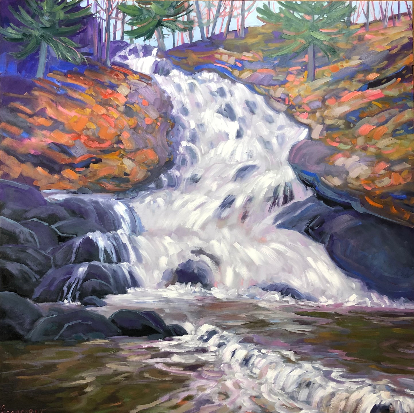 Chutes printanières dans le Parc de la Gatineau