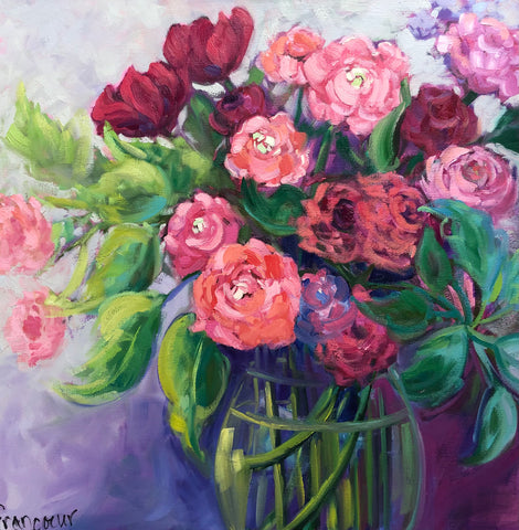Renoncules en bouquet