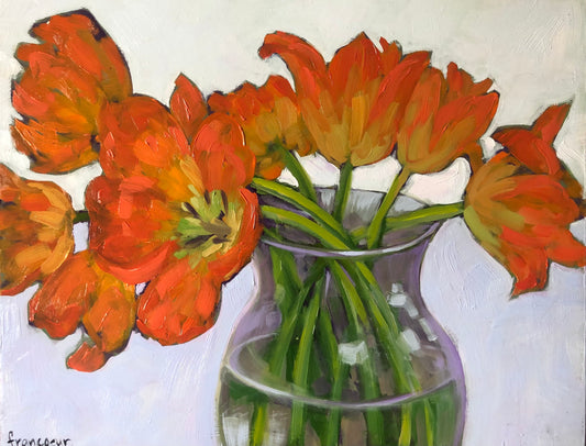 Les Tulipes orangées de Josée - SOLD